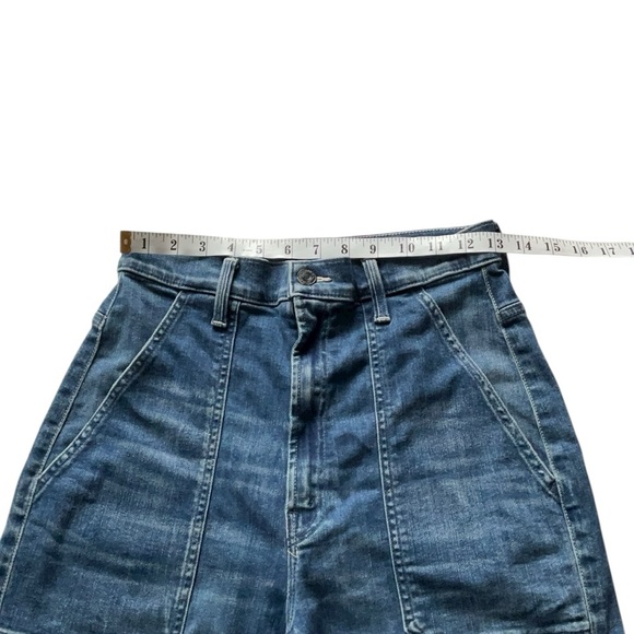 Mother The Wrapper Patch Springy Ankle Jeans In Wish On A Star High Rise, 27 - Picture 13 of 16